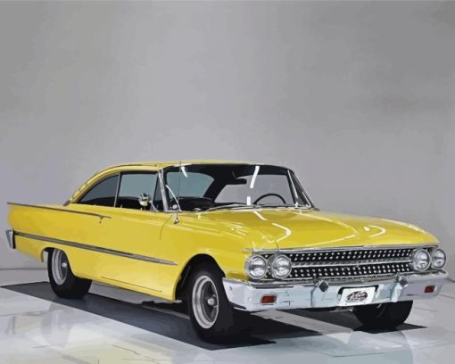 Yellow Ford Starliner Diamond Painting