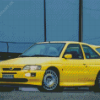 Yellow Ford Escort RS Diamond Painting