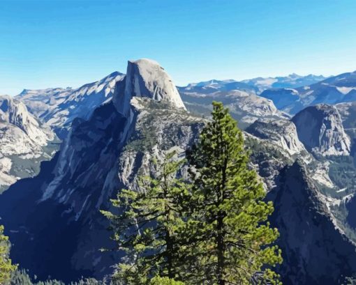 Yosemite Valley Diamond Painting