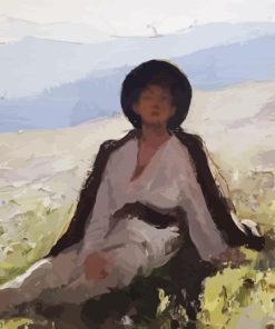 Young Shepherd By Nicolae Grigorescu Diamond Painting