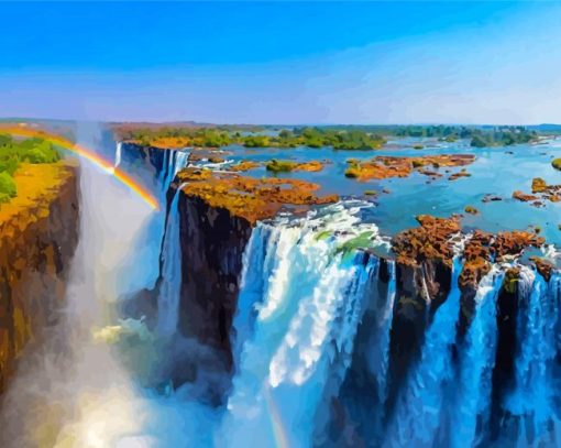 Zambia Victoria Falls Diamond Painting