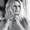 Black And White Bridget Bardot Diamond Painting