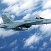 Blue Fa 18 Hornet Fighter Diamond Painting