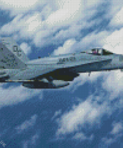 Blue Fa 18 Hornet Fighter Diamond Painting