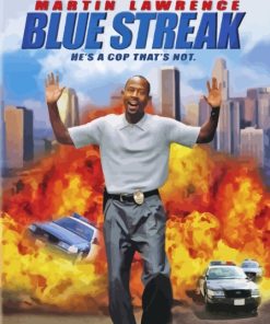 Blue Streak Comedy Movie Diamond Painting