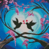Cherry Tree Love Diamond Painting