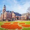 Clemson University Building Diamond Painting