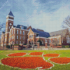 Clemson University Building Diamond Painting