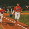 Clemson University Team Baseballers Diamond Painting