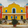 Colorful Haciendas House Diamond Painting