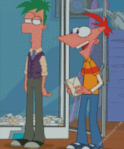 Phineas And Ferb Animation Diamond Paintings