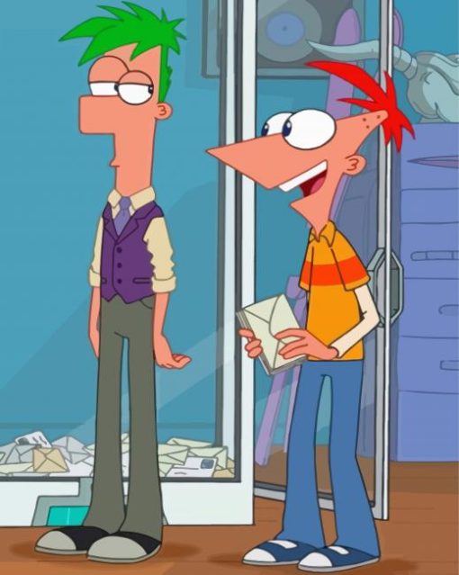 Phineas And Ferb Animation Diamond Paintings