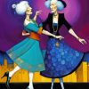 Cool Old Ladies Dancing Diamond Painting