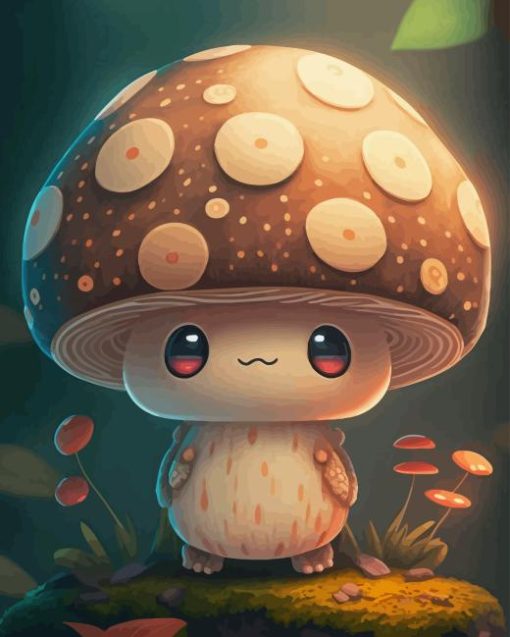 Cute Mushroom Diamond Painting