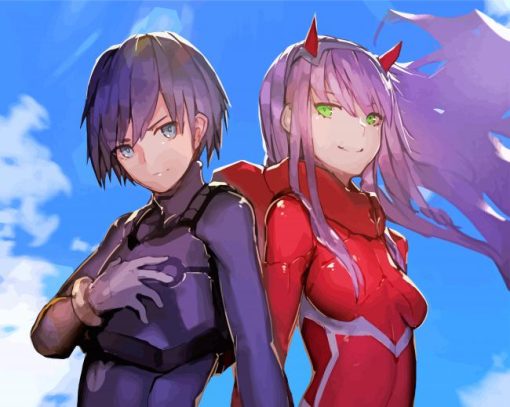 Darling In The Franxx Diamond Painting