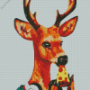 Deer Pizza Diamond Painting