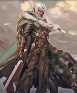 Drizzt Dourden Game Character Diamond Painting