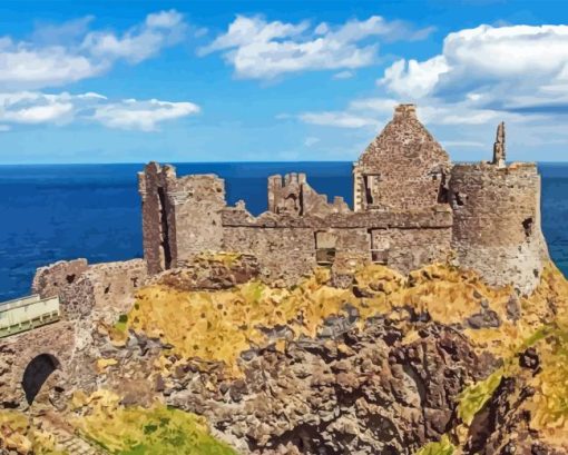 Dunluce Castle Diamond Painting