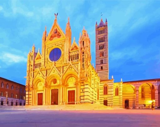 Duomo Di Siena Italy Diamond Painting