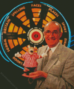 English Actor Jim Bowen Diamond Painting