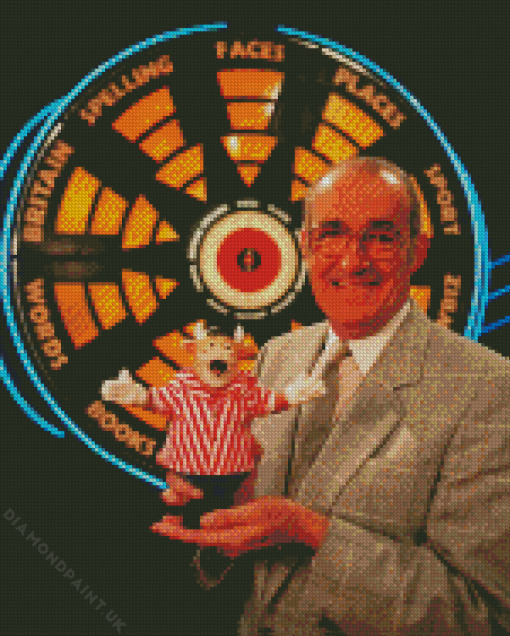 English Actor Jim Bowen Diamond Painting