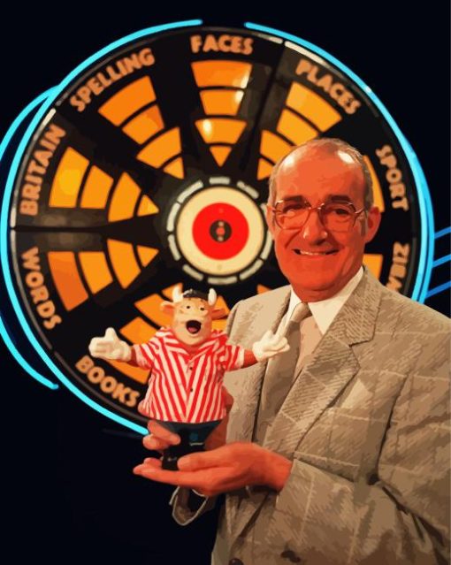 English Actor Jim Bowen Diamond Painting