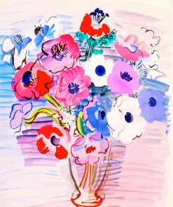 Flowers Vase By Raoul Dufy Diamond Painting