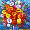 Flowers Vase By Slava Ilyayev Diamond Painting