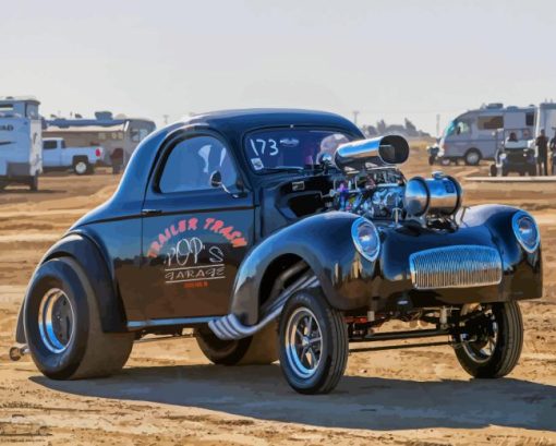 Gasser Car Diamond Painting