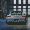 Grey Classic Porsche Diamond Painting