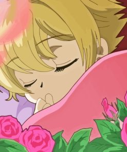 Honey Senpai Sleeping Diamond Painting