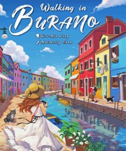 Italy Burano Poster Diamond Painting