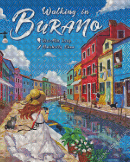 Italy Burano Poster Diamond Painting