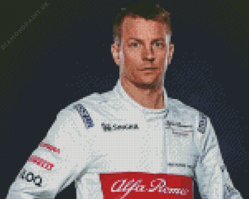 Kimi Raikkonen The Iceman Diamond Painting