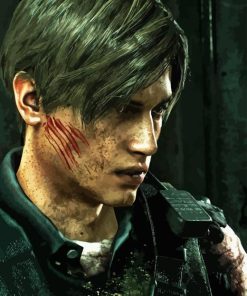 Leon Kennedy Resident Evil Diamond Painting