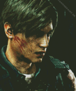 Leon Kennedy Resident Evil Diamond Painting