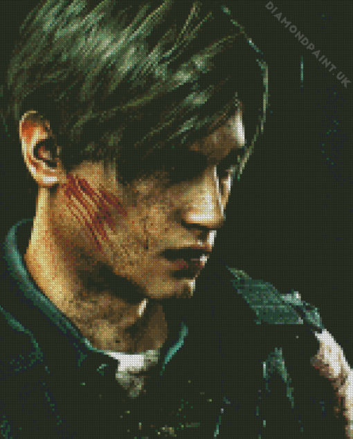 Leon Kennedy Resident Evil Diamond Painting