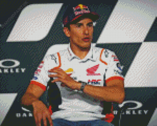 Marc Marquez Diamond Painting