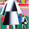 Marfa And Vanka By Kazimir Malevich Diamond Painting