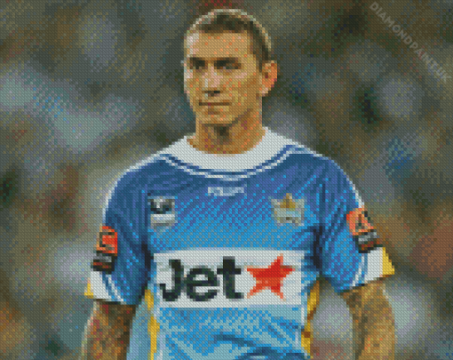 Matt Rogers Gold Coast Titans Diamond Painting