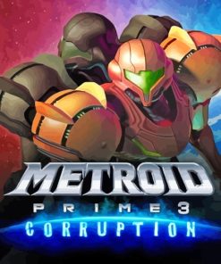 Metroid Prime Poster Diamond Painting