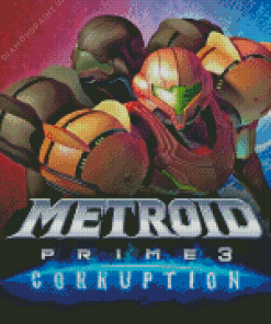 Metroid Prime Poster Diamond Painting