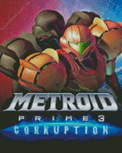 Metroid Prime Poster Diamond Painting