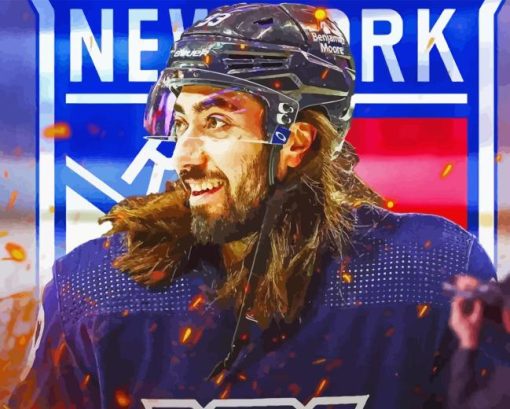 Mika Zibanejad Diamond Painting