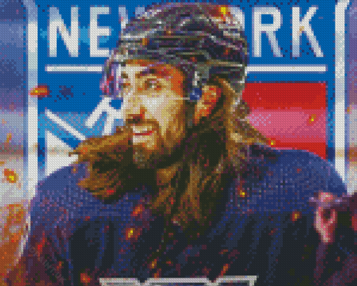 Mika Zibanejad Diamond Painting