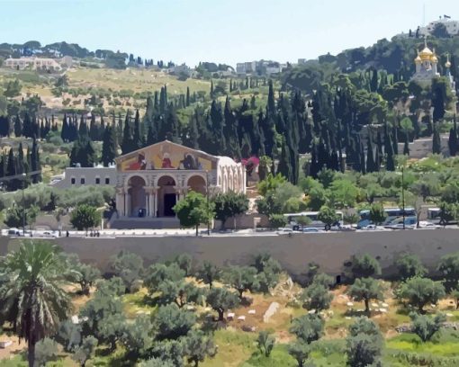 Mount Of Olives Diamond Painting