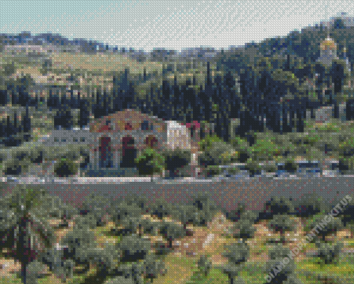 Mount Of Olives Diamond Painting