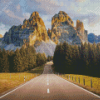 Mountain Italy Road Diamond Painting