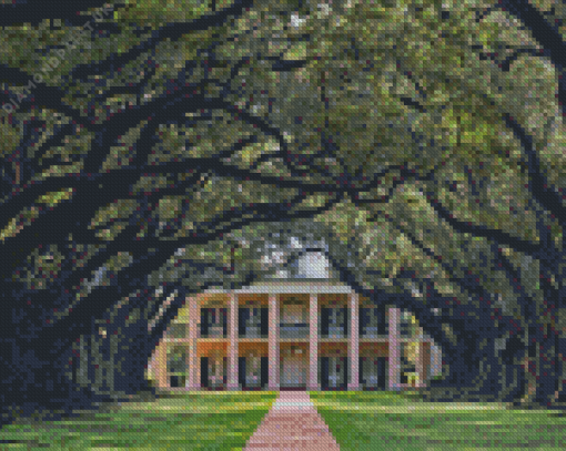 Oak Alley Plantation Diamond Painting