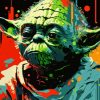 Old Yoda Pop Art Diamond Painting